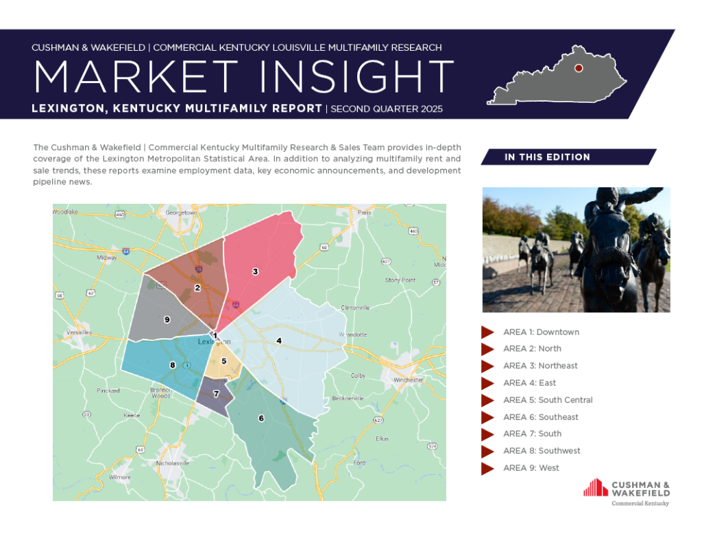Office MarketBeat report by Commercial Kentucky on commercial real estate trends in Lexington, Kentucky and Southern Indiana.